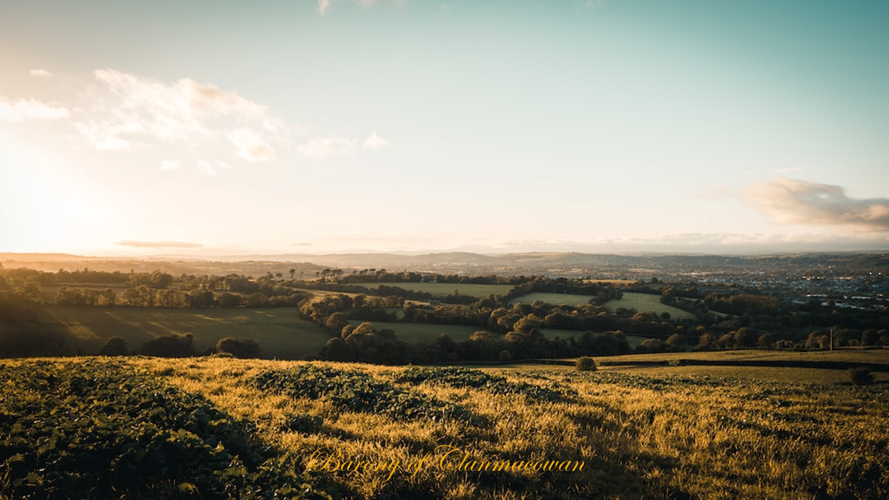 Map, The romantic Barony of Clanmacowan, Galway, Ireland