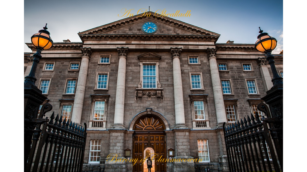 Trinity College, Ireland, an da shealladh